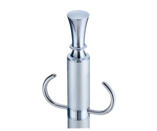 シロクマ フロアパーティションポールクローム/ヘアーライン FPP0104 1個(ご注文単位1個)【直送品】