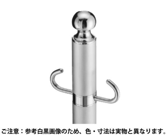 シロクマ フロアパーティションポールクローム/鏡面 FPP0105 1個(ご注文単位1個)【直送品】