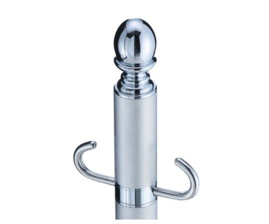 シロクマ フロアパーティションポールクローム/ヘアーライン FPP0106 1個(ご注文単位1個)【直送品】