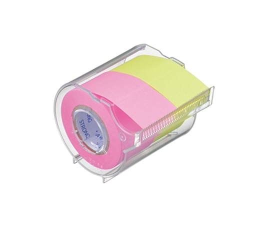 ヤマト(文具) メモックロールテープ強粘着 カッター付 レモン・ローズ 2巻入 PRK-25CH-RL 1個(ご注文単位1個)【直送品】