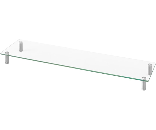 アイリスオーヤマ モニター台 ガラスタイプ W1000 MNS-1000G 1個(ご注文単位1個)【直送品】
