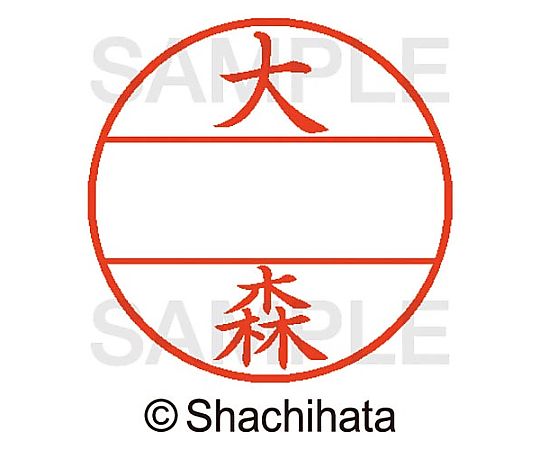 シヤチハタ データーネームEX15号 マスター部 既製 大森 XGL-15M-00532 1個(ご注文単位1個)【直送品】