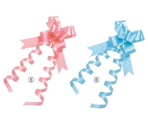 ストア・エキスプレス エレガンスボウ 24mm幅 ブルー 1セット(50個入) 61-274-5-13 1セット（ご注文単位1セット）【直送品】