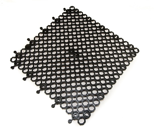 プラスティックエクストゥルーダ プラステックスLOK LOK50X50BK 1枚(ご注文単位1枚)【直送品】