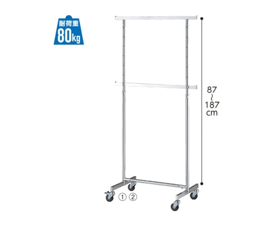 ストア・エキスプレス 高耐荷重ハンガーラック W90cm用追加バー 61-99-1-2 1本（ご注文単位1本）【直送品】