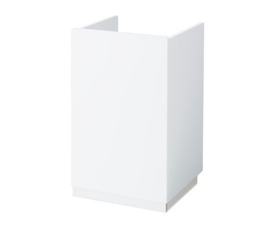 ストア・エキスプレス 3方枠型レジカウンター台 ホワイト W60cm 61-144-3-1 1台（ご注文単位1台）【直送品】