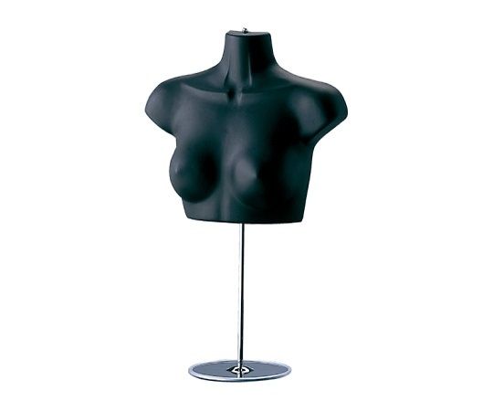 ストア・エキスプレス 婦人卓上用ハーフトルソー 腕無し 黒 5台 61-752-71-3 1セット（ご注文単位1セット）【直送品】