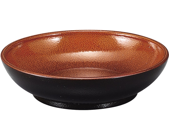 福井クラフト 5.8寸 丸平鉢 漆調春慶 51272208 1個（ご注文単位1個）【直送品】