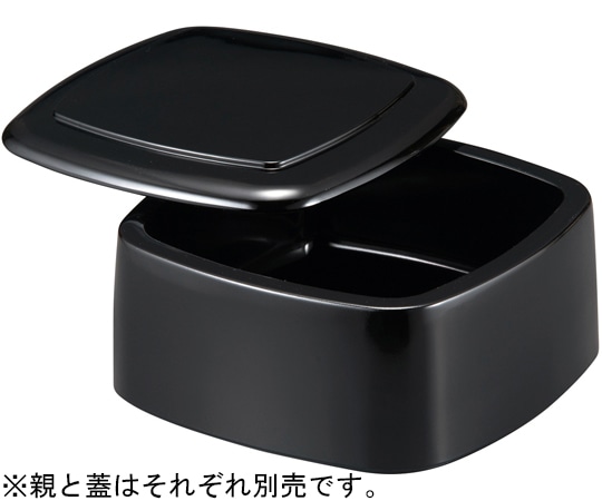 福井クラフト 三味胴ちらし 黒(蓋) 50262105 1個（ご注文単位1個）【直送品】