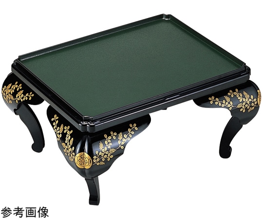 福井クラフト 角春日仁ノ膳 緑タ天黒/梨地天黒足付 11051460 1個（ご注文単位1個）【直送品】