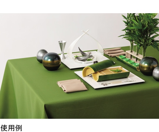 福井クラフト テーブルクロス 抹茶210cm ×145cm 幅 62120150 1個（ご注文単位1個）【直送品】