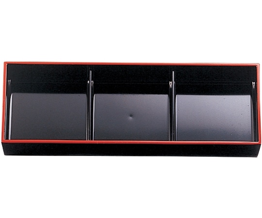 福井クラフト 尺1 松寿弁当 黒渕朱(三ッ切親 21042200 1個（ご注文単位1個）【直送品】