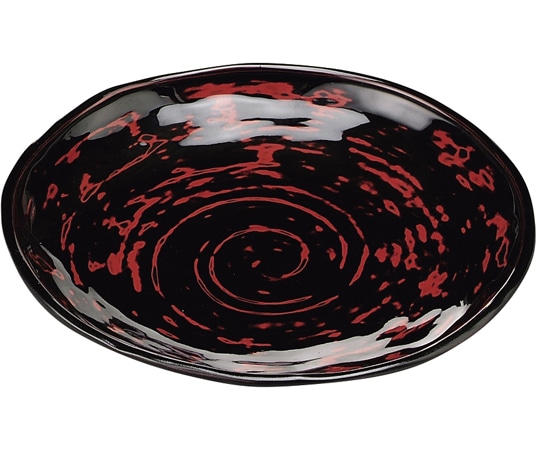 福井クラフト 8寸 小判せせらぎ皿 研出し曙 55008350 1個（ご注文単位1個）【直送品】