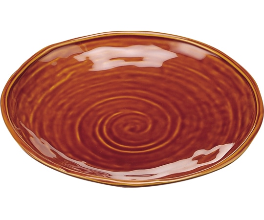 福井クラフト 8寸 小判せせらぎ皿 漆調春慶塗 55008351 1個（ご注文単位1個）【直送品】