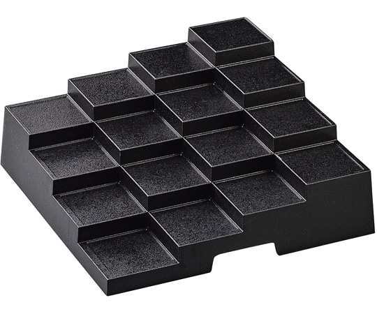 福井クラフト 十六面体松花堂 黒乾漆クリヤータタキ 51361640 1個（ご注文単位1個）【直送品】