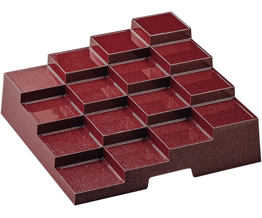 福井クラフト 十六面体松花堂 吟朱パール 51361610 1個（ご注文単位1個）【直送品】