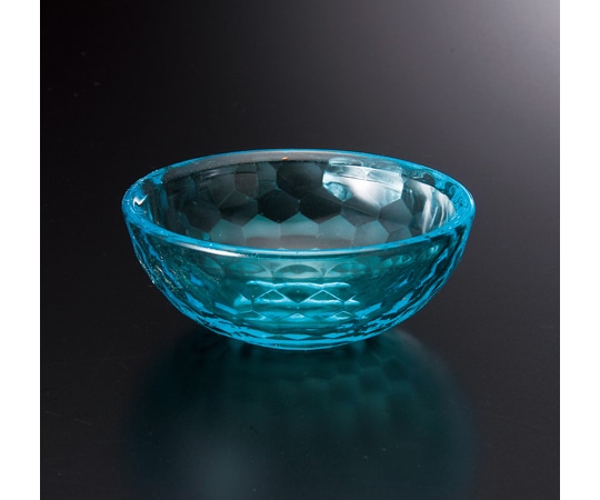 福井クラフト AC φ70鉢 亀甲カット ブルー(全面塗) 75007051 1個（ご注文単位1個）【直送品】