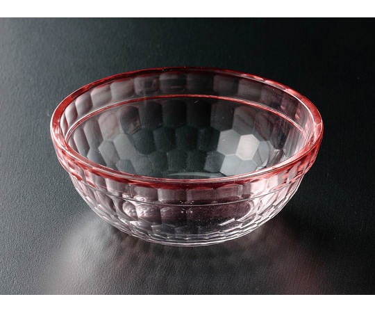 福井クラフト PCT φ113 亀甲重ね丸鉢 レッド 80000540 1個（ご注文単位1個）【直送品】