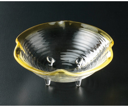 福井クラフト 5寸 花盛鉢 イエローボカシ 51014220 1個（ご注文単位1個）【直送品】