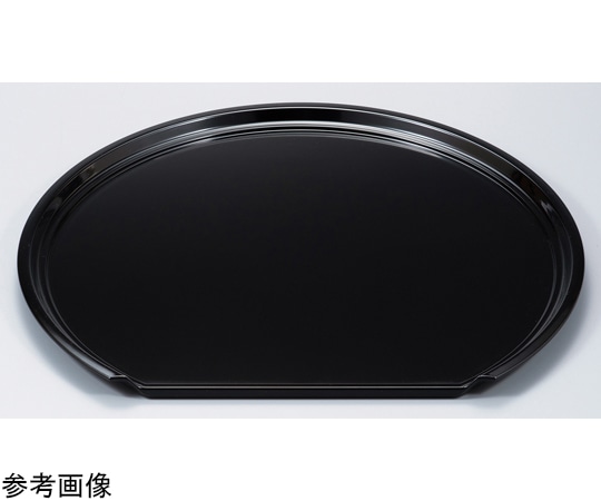 福井クラフト 尺4 半月フライト盆 黒 11016170 1個（ご注文単位1個）【直送品】