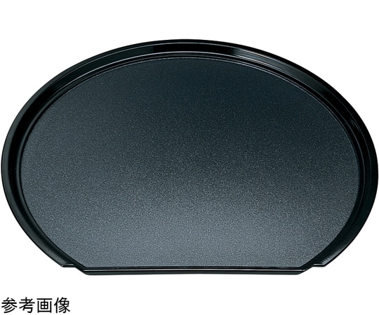 福井クラフト 尺5 半月フライト盆 黒パール弱SL 50306250 1個（ご注文単位1個）【直送品】