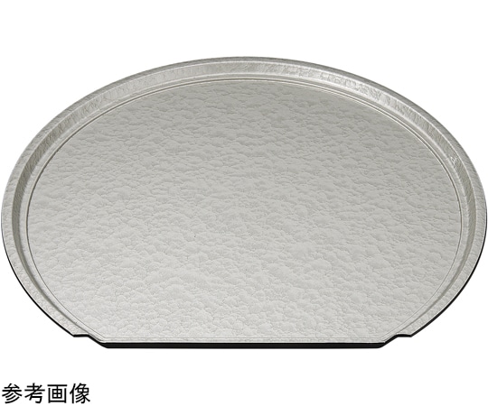 福井クラフト 尺5 半月フライト盆 銀アクアSL 11012185 1個（ご注文単位1個）【直送品】