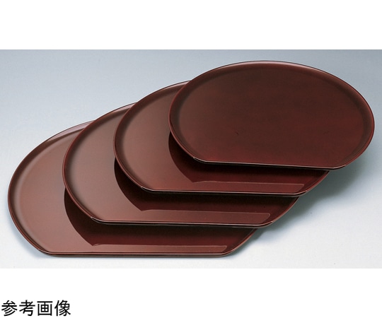 福井クラフト 尺5 浪漫半月盆 溜SH塗 50306900 1個（ご注文単位1個）【直送品】