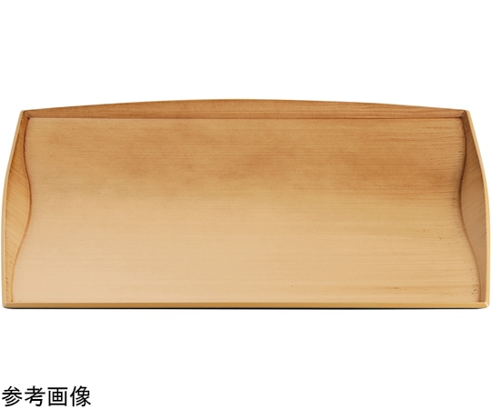 福井クラフト 耐熱A)尺2 渕付ウェーブトレー 和柾目弱SL 17417180 1個（ご注文単位1個）【直送品】