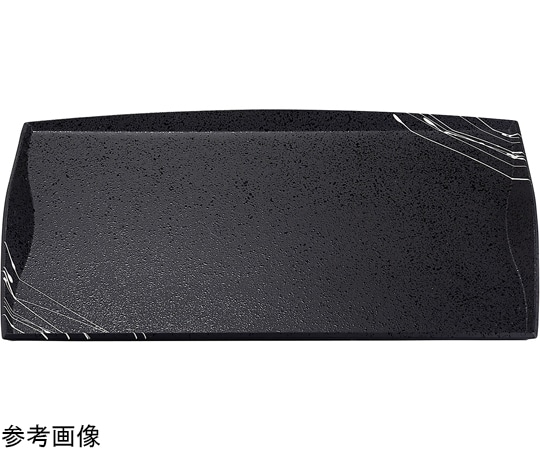福井クラフト 尺1 渕付ウェーブトレー 黒SLタタキ白乱糸 11014150 1個（ご注文単位1個）【直送品】