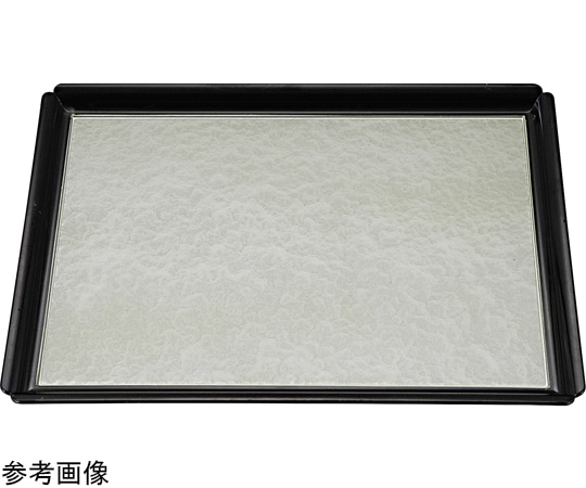 福井クラフト 尺4 木瓜長角盆 グリーン雲弱SL/裏黒塗 17401130 1個（ご注文単位1個）【直送品】