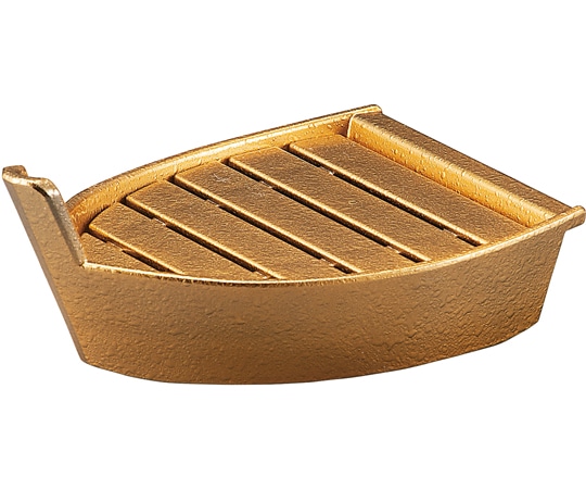 福井クラフト 越前舟 ゴールド糸尻SL目皿付 50260570 1個（ご注文単位1個）【直送品】