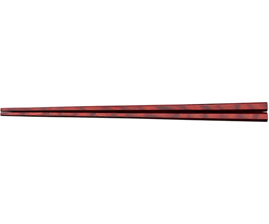 福井クラフト 木製耐熱 23cm 六角箸 朱面 90023028 1個（ご注文単位1個）【直送品】