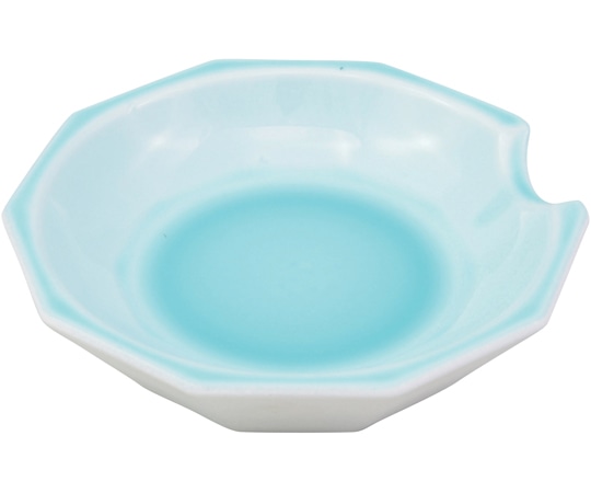 福井クラフト 亀甲箸置付醤油皿 青磁 12044180 1個（ご注文単位1個）【直送品】