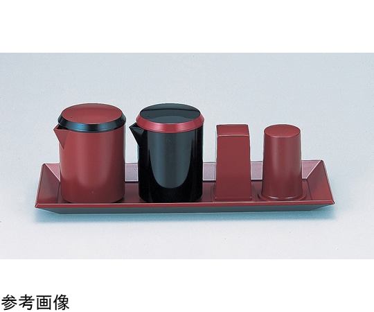 福井クラフト A筒型醤油差し 吟朱黒帯 70010100 1個（ご注文単位1個）【直送品】