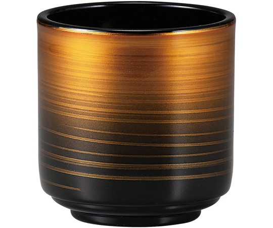 福井クラフト TA切立湯呑 金カスリ(内黒) 50260550 1個（ご注文単位1個）【直送品】