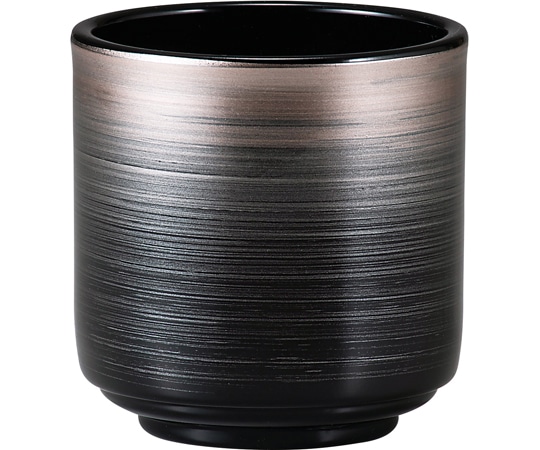 福井クラフト TA切立湯呑 銀カスリ(内黒) 50260560 1個（ご注文単位1個）【直送品】