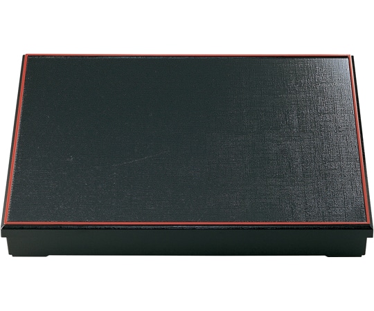 福井クラフト 尺7 布目松花堂 黒天朱内塗品(蓋親) 21151750 1個（ご注文単位1個）【直送品】