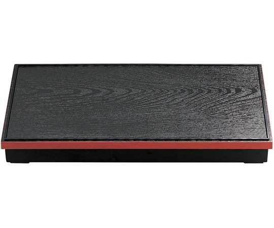 福井クラフト 尺7 木目松花堂 黒渕朱(蓋・親) 21021010 1個（ご注文単位1個）【直送品】