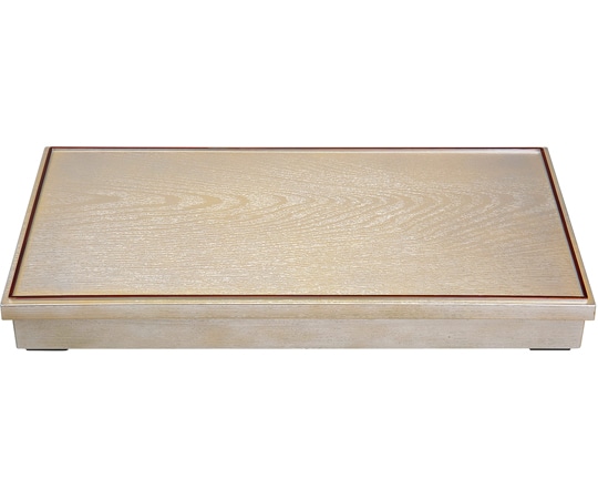 福井クラフト 尺7 木目松花堂 黄金銀彩内黒(蓋親) 23215380 1個（ご注文単位1個）【直送品】