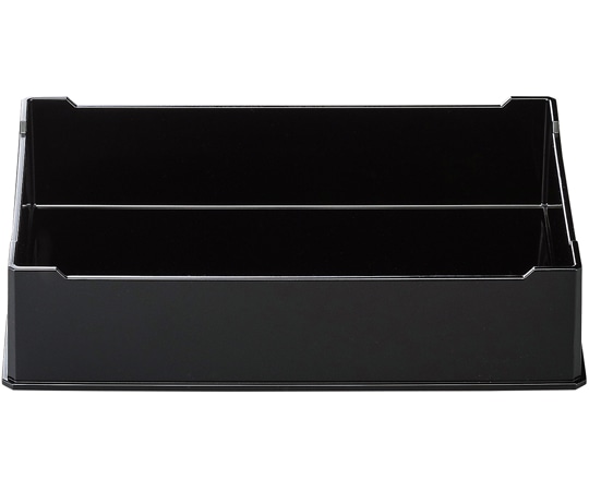 福井クラフト 尺0 長手旬彩盛箱 黒裏黒塗 55100980 1個（ご注文単位1個）【直送品】