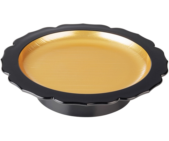 福井クラフト 桔梗天皿 金粉蒔刷毛目 51062345 1個（ご注文単位1個）【直送品】