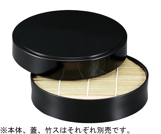 福井クラフト 21cm 丸ザル 黒(蓋) 40431455 1個（ご注文単位1個）【直送品】