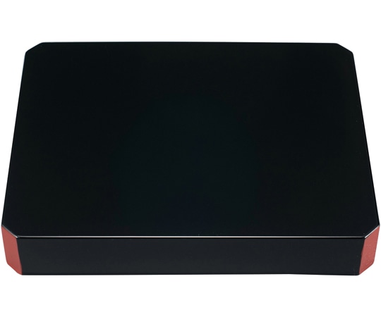 福井クラフト 隅切天もりざる 蓋 黒内朱 46200080 1個（ご注文単位1個）【直送品】