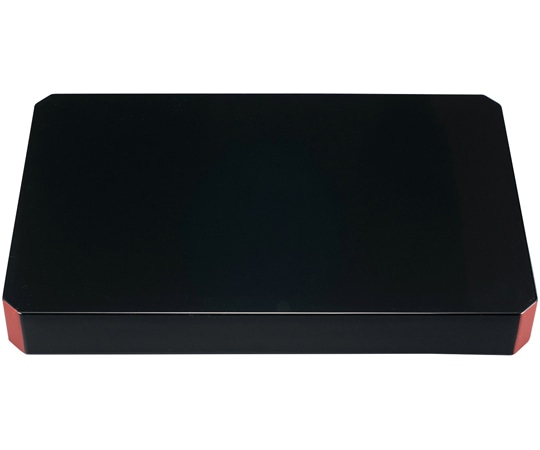 福井クラフト DX隅切天ざる 黒内朱 蓋 46200100 1個（ご注文単位1個）【直送品】