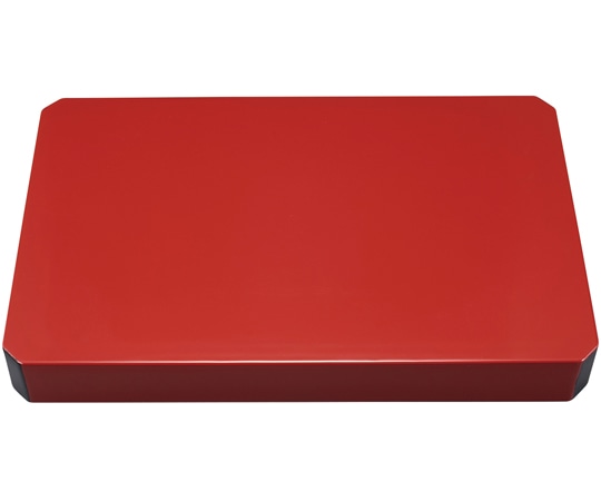 福井クラフト DX隅切天ざる 朱渕黒 蓋 40431475 1個（ご注文単位1個）【直送品】