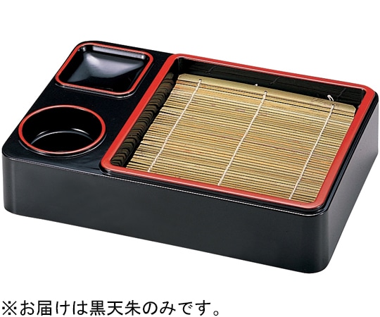 福井クラフト 萬葉重 黒天朱 45151828 1個（ご注文単位1個）【直送品】