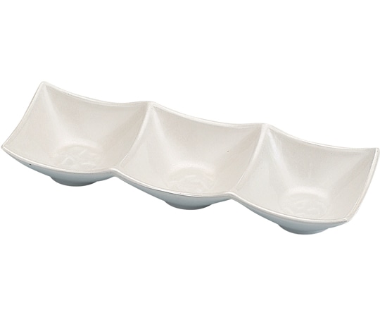 福井クラフト 三点深型薬味皿 アクア 45158270 1個（ご注文単位1個）【直送品】