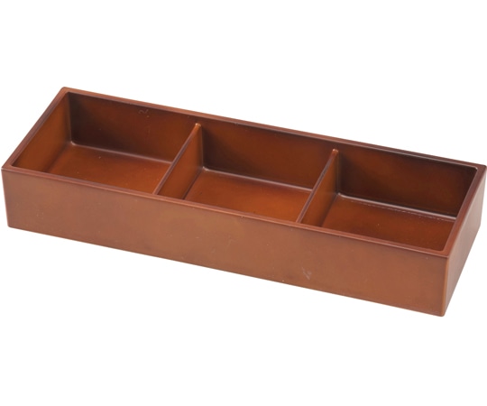 福井クラフト 3点珍味箱 ブラウン 55204615 1個（ご注文単位1個）【直送品】