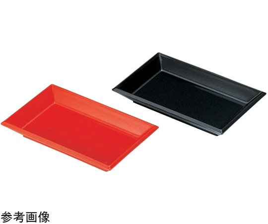 福井クラフト 5.5寸 長手四方皿 黒 53720230 1個（ご注文単位1個）【直送品】