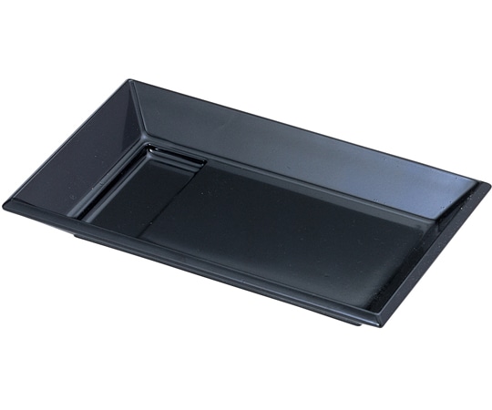 福井クラフト 18cm 四方皿(タレ付)黒 82155490 1個（ご注文単位1個）【直送品】